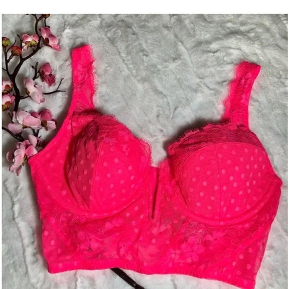 Victoria secret hot pink bra size 34DD in good condition - Picture 1 of 7